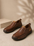 Aaroh Brown classic loafers