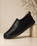 Aaroh black classic loafers